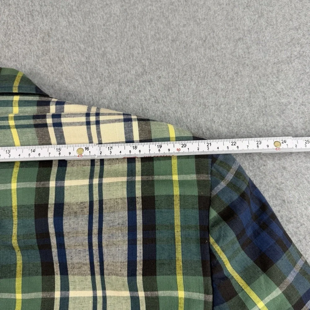 Vintage Brooks Brothers Plaid Sport Coat Blazer USA Preppy Ivy 46R 80s